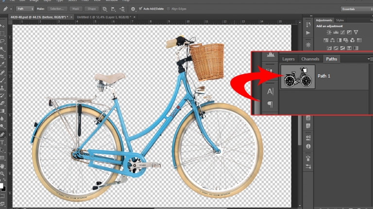 Clipping with Transparent Layer
